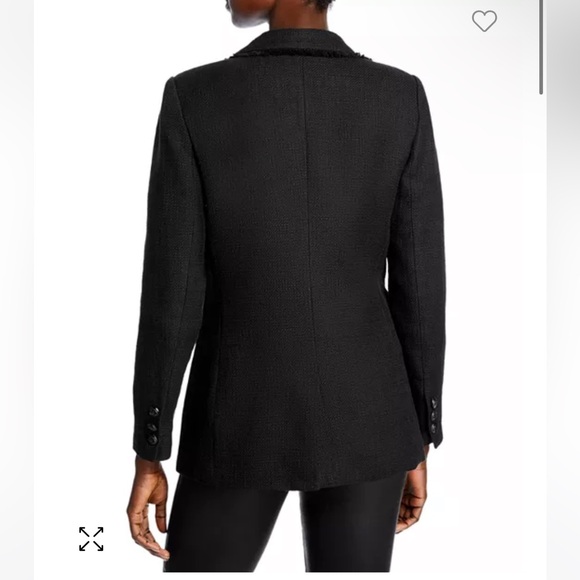 Karl Lagerfeld Paris Tweed Blazer - Picture 3 of 5